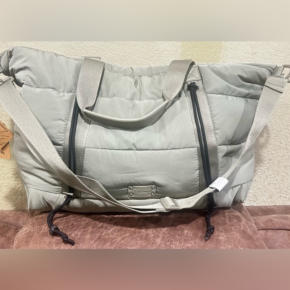 BearPaw Silver Women's Travel Bag